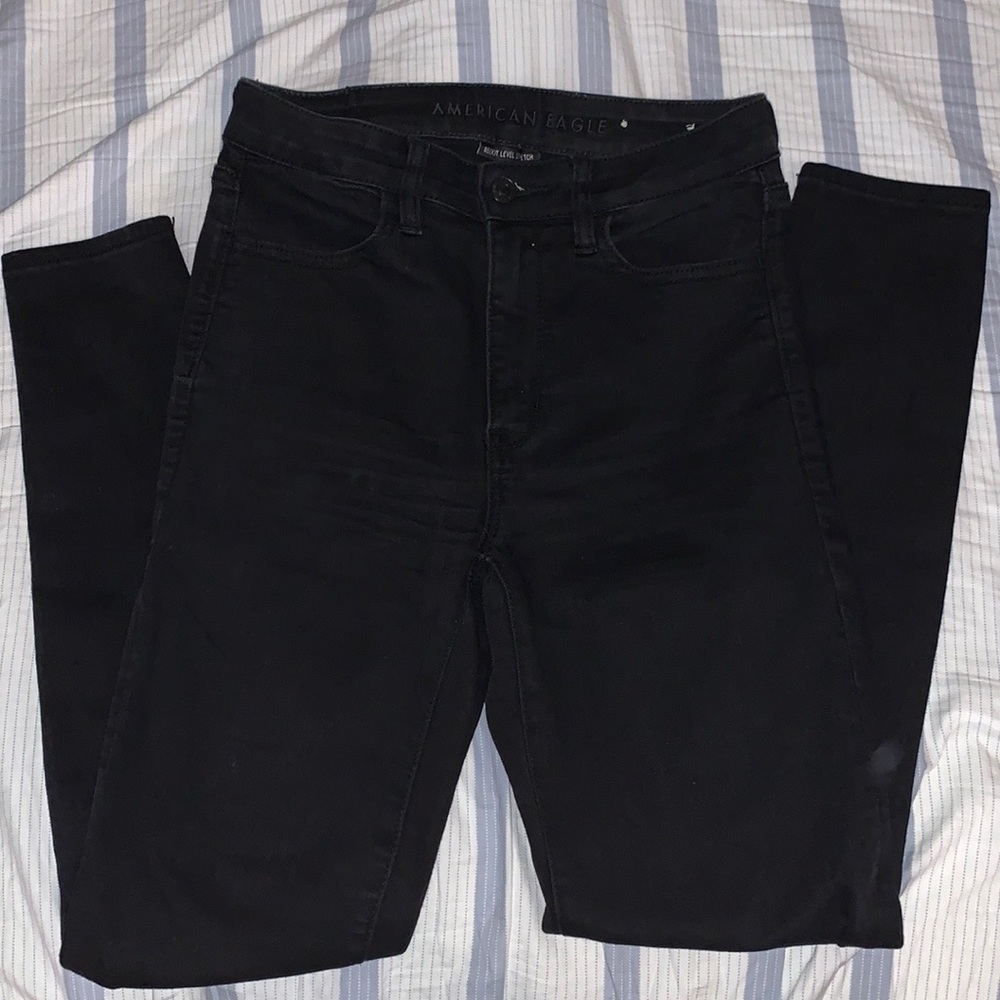 AMERICAN EAGLE BLACK SKINNY JEANS
